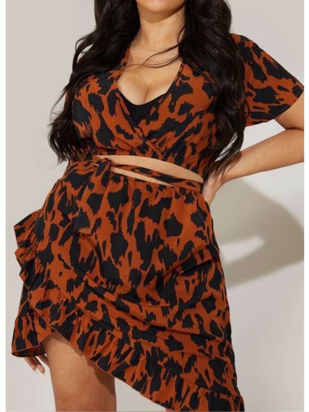 NEW! 🍂 | SHEIN Leopard Cut-out Dress